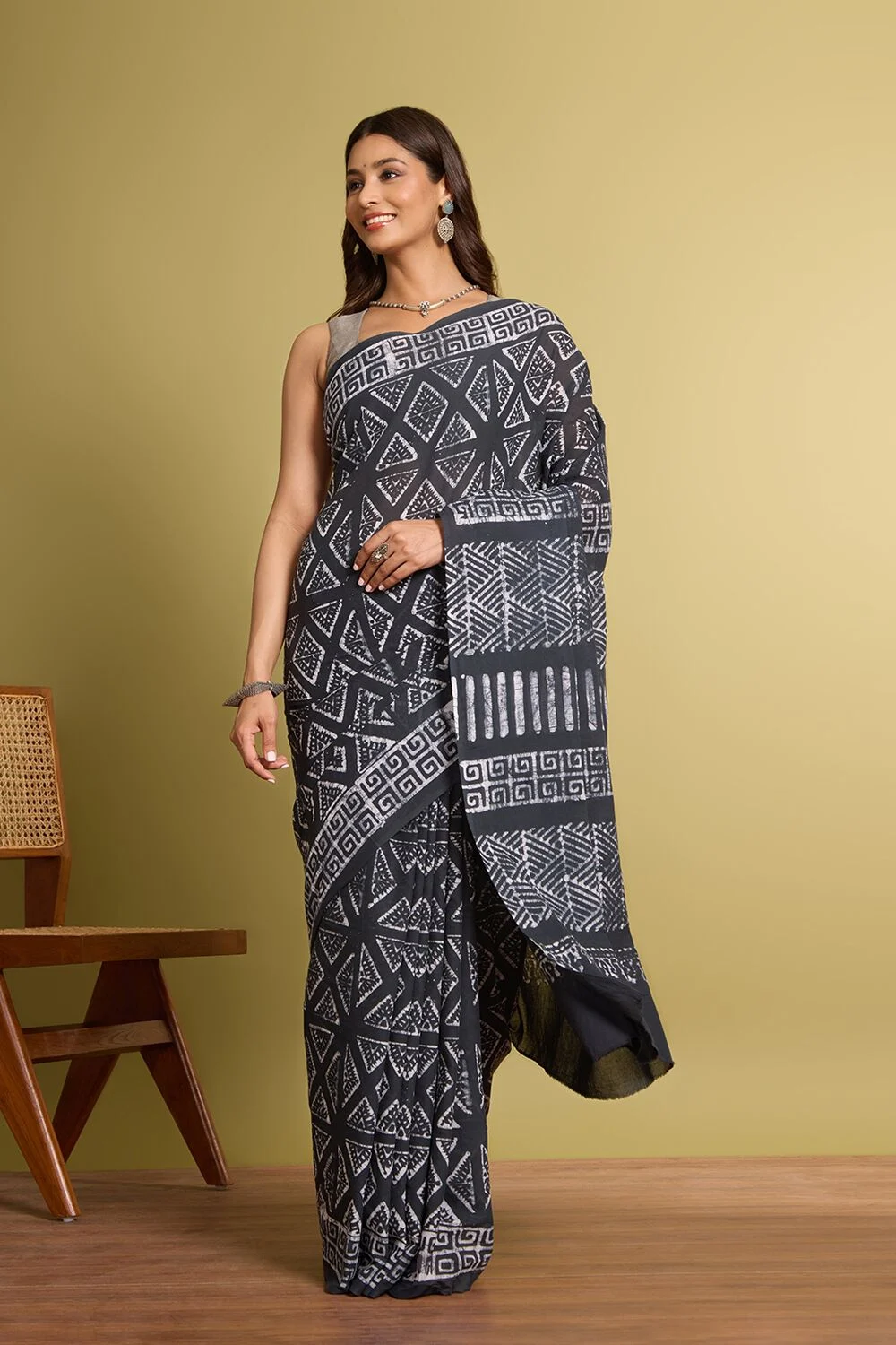 Cotton Saree with Traditional Weave